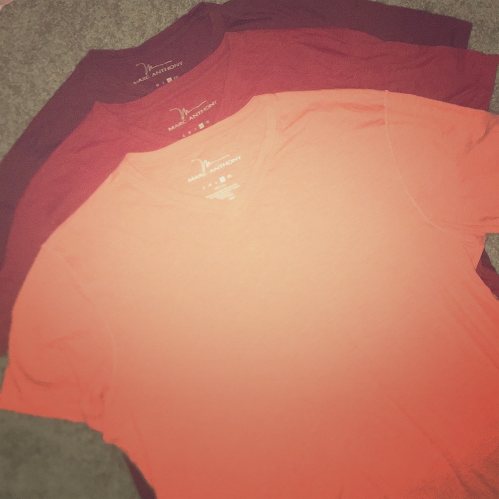 3 (or 6+1BONUS) MARC ANTHONY MENS VNECK XL